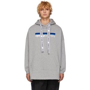 EUC Opening Ceremony Gray Torch Poncho Hoodie. Size XS/S
